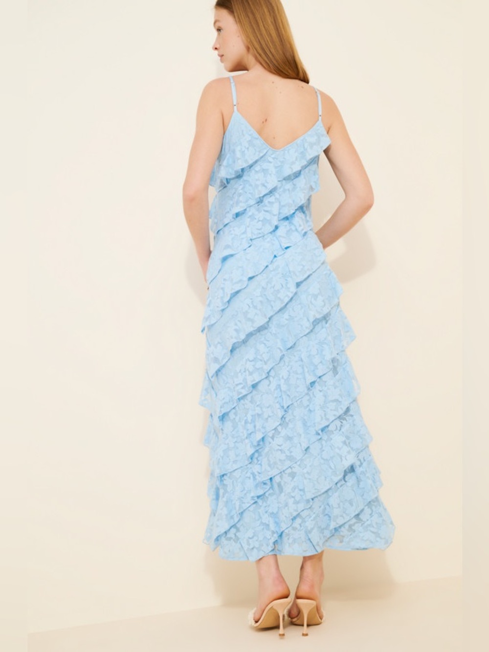 Saylor Gretta Tiered Ruffle Maxi Dress - Picture 3 of 9